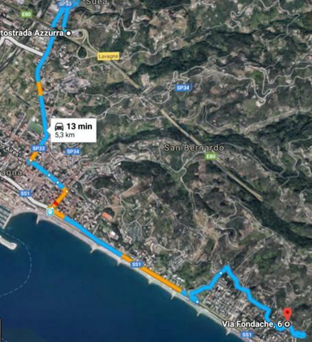 Villa Vista Mare Lavagna Kültér fotó